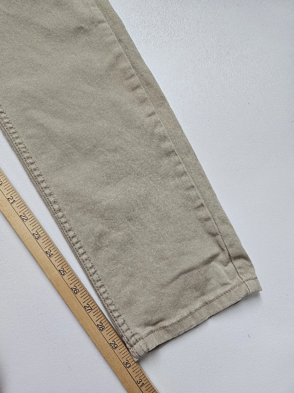 Victorious Premium Khaki Slim Straight Jeans Mens W36 L32 Stretch